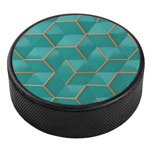 geometrisch eishockey puck (3/4)