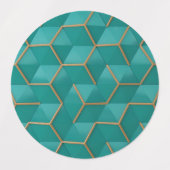 geometrisch etiketten (Design 1)