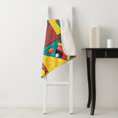 Geometrisch farbig: abstraktes Muster. Sherpadecke (Beispiel)