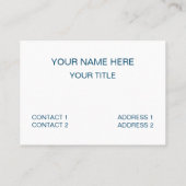 Geometrisch farbig Semi Circle Geometric Visitenkarte (Rückseite)