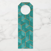 geometrisch flaschenanhänger (Vorderseite)