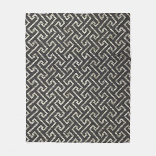 geometrisch fleecedecke (Vorderseite)