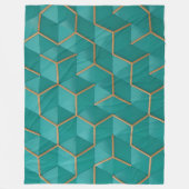 geometrisch fleecedecke (Vorderseite)