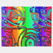 geometrisch fleecedecke (Vorderseite (Horizontal))