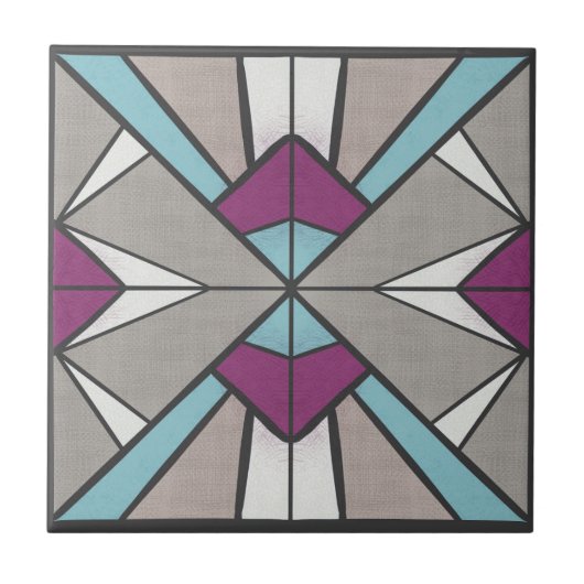 Geometrisch Fliese (Vorderseite)