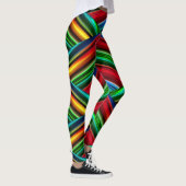 geometrisch fluoreszierend leggings (Rechts)