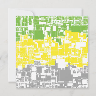 Geometrisch Funky Abstrakte Lithromantische Pride- Feiertagskarte