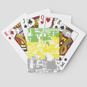 Geometrisch Funky Abstrakte Lithromantische Pride- Spielkarten