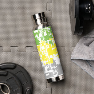 Geometrisch Funky Abstrakte Lithromantische Pride- Trinkflasche