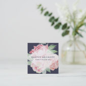 Geometrisch für die undichte und undichte antike P Quadratische Visitenkarte (Stehend Vorderseite)