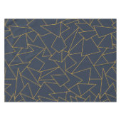 geometrisch für Marsch und Gold Tischdecke (Vorderseite (Horizontal))