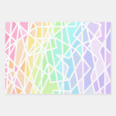 Geometrisch für Regenbogen Geschenkpapier Set (Vorderseite 3)