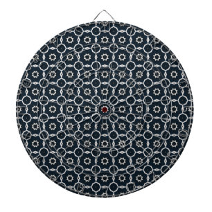 Geometrisch gedruckt dartscheibe