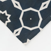 Geometrisch gedruckt fleecedecke (Ecke)