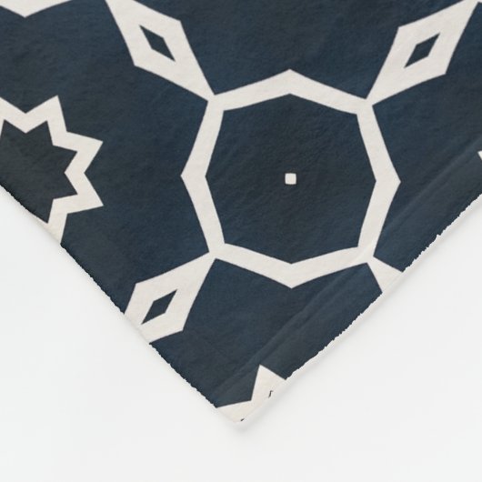 Geometrisch gedruckt fleecedecke (Ecke)