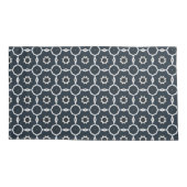 Geometrisch gedruckt kissenbezug (Rückseite-Links)