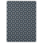 Geometrisch gedruckt klemmbrett (Rückseite)