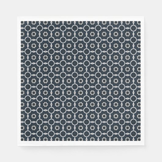 Geometrisch gedruckt serviette (Vorderseite)