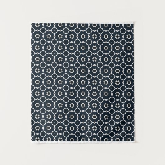 Geometrisch gedruckt wandteppich (Vorderseite)