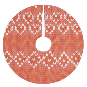 geometrisch gegossene, nahtlose Muster Polyester Weihnachtsbaumdecke