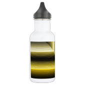 geometrisch gelbes Muster Trinkflasche (Links)
