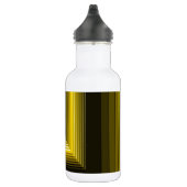 geometrisch gelbes Muster Trinkflasche (Rechts)