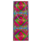 Geometrisch Geschenktüte Für Weinflaschen (Rückseite)