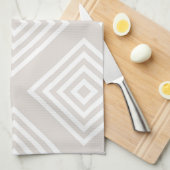 geometrisch geschirrtuch (Viertel Falte)