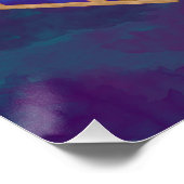 Geometrisch gestrichen poster (Ecke)