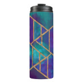 Geometrisch gestrichen thermosbecher (Vorderseite)