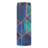 Geometrisch gestrichen thermosbecher (Rückseite)