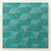geometrisch glasuntersetzer (Vorderseite)