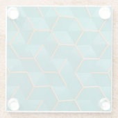 geometrisch glasuntersetzer (Rückseite)