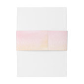 Geometrisch - Glitzer Burgundy-Blume Einladungsbanderole (Rückseitenbeispiel)