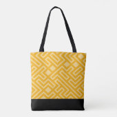Geometrisch Gold Tasche (Rückseite)