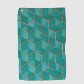 geometrisch golfhandtuch (Vorderseite)