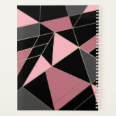 Geometrisch, grau, rosa planer (Rückseite)
