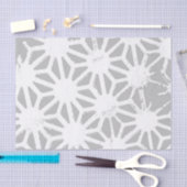 geometrisch-grau-weiße Muster Seidenpapier (Handwerk)