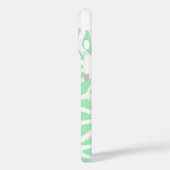 geometrisch grün Case-Mate iPhone hülle (Rückseite / Links)