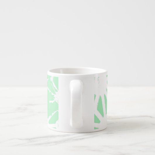 geometrisch grün espressotasse (Rückseite)