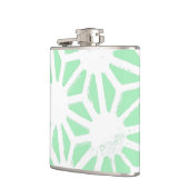 geometrisch grün flachmann (Links)