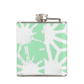 geometrisch grün flachmann (Rückseite)