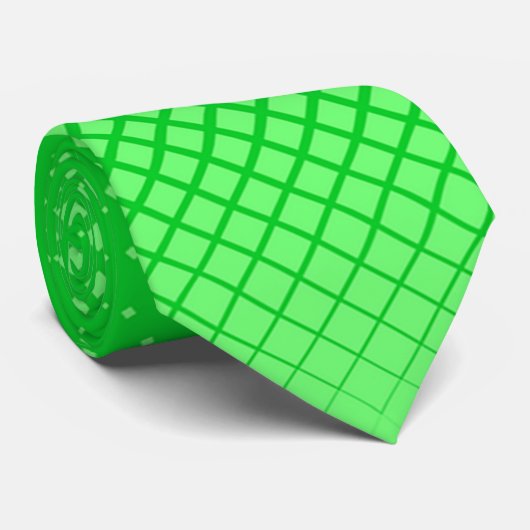 geometrisch grün krawatte (Gerollt)