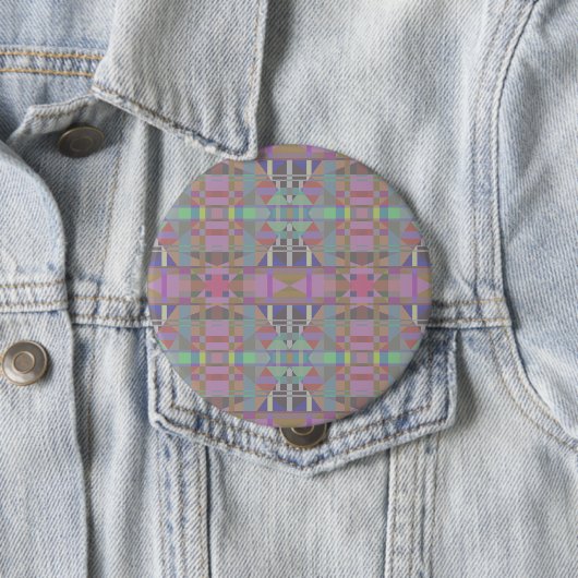 Geometrisch grün Lila rosa Button (Beispiel)