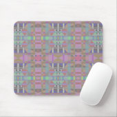 Geometrisch grün Lila rosa Mousepad (Mit Mouse)