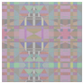 Geometrisch grün Lila rosa Stoff (Nahaufnahme)
