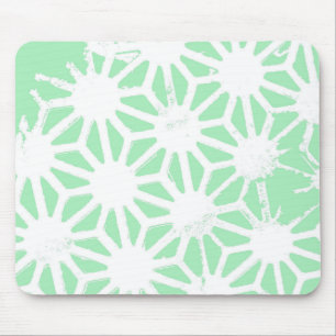 geometrisch grün mousepad