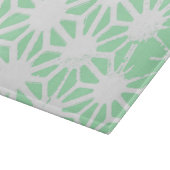 geometrisch grün schneidebrett (Ecke)