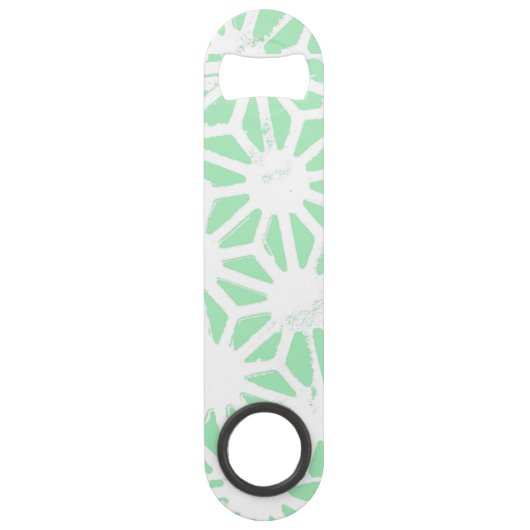 geometrisch grün speed flaschenöffner (Vorderseite)