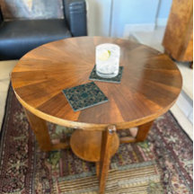 geometrisch grün und Gold